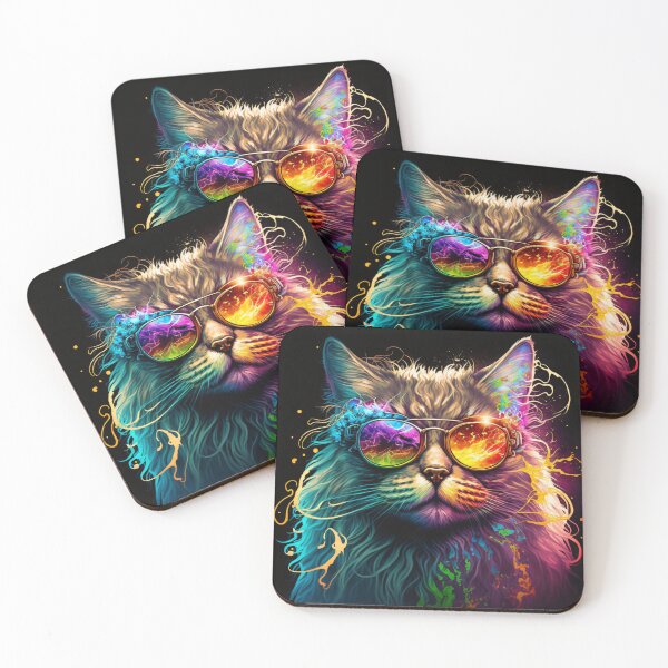 Item preview, Psychedelic Cool Cat designed and sold by Dannypryce.