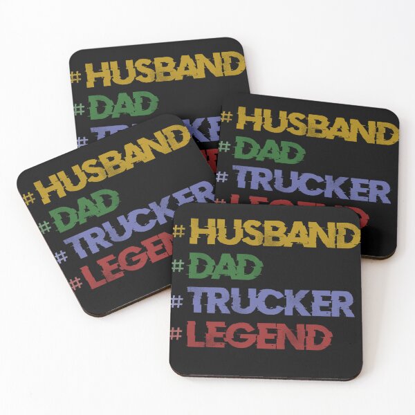 Artikelvorschau, # Ehemann, Vater, Trucker-Legende, # HDTL entworfen und verkauft von Gaviani Design Studio.