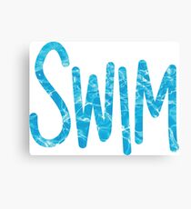 Swim Water Canvas Print