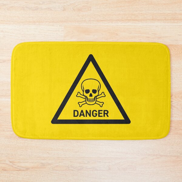 Item preview, Danger Safety Warning Sign Triangle With Text Yellow designed and sold by VoodooCircus.