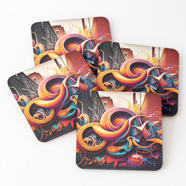 Item preview, Rainbow street graffiti piece designed and sold by RK - Shop.