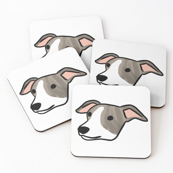 Item preview, Whippet dog cute illustration  designed and sold by Yarafantasyart.