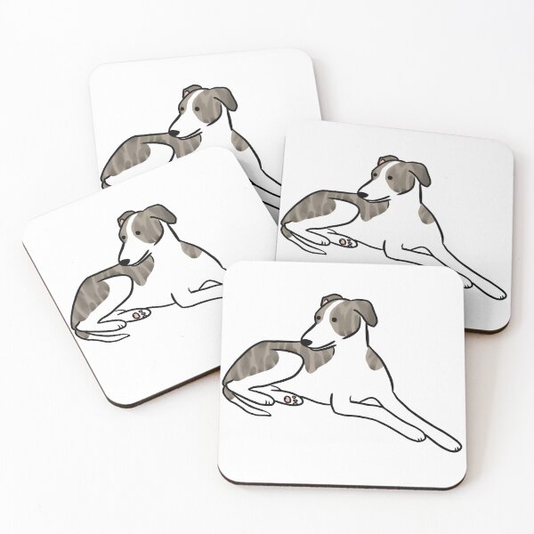 Item preview, Whippet dog cute illustration  designed and sold by Yarafantasyart.