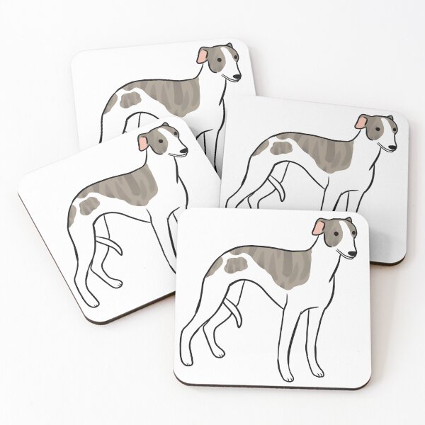 Item preview, Whippet dog cute illustration  designed and sold by Yarafantasyart.