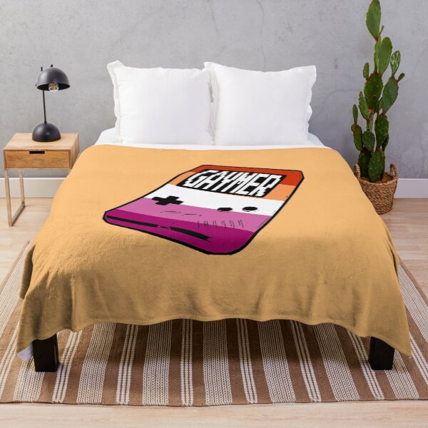 Item preview, Gaymer Lesbian Pride Flag Retro Console designed and sold by everything4eva.