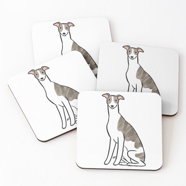 Item preview, Whippet dog cute illustration  designed and sold by Yarafantasyart.
