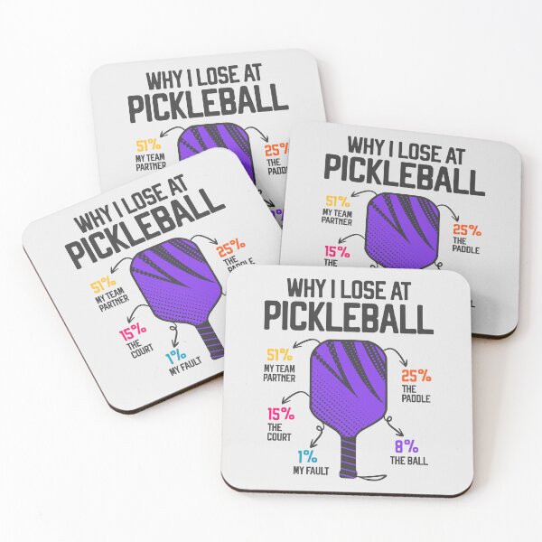 Item preview, Why I Lose at Pickleball Funny pun for pickleballers Pickleball Humor designed and sold by grinta2021.