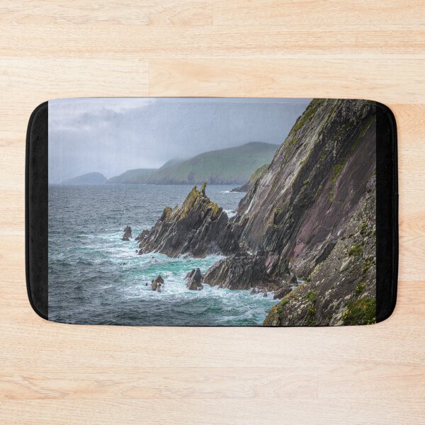 Item preview, The waves crashing into the cliffs, this is the Dingle Peninsula on Ireland’s Wild Atlantic Way, southwest Atlantic coast. designed and sold by AlbertMi.