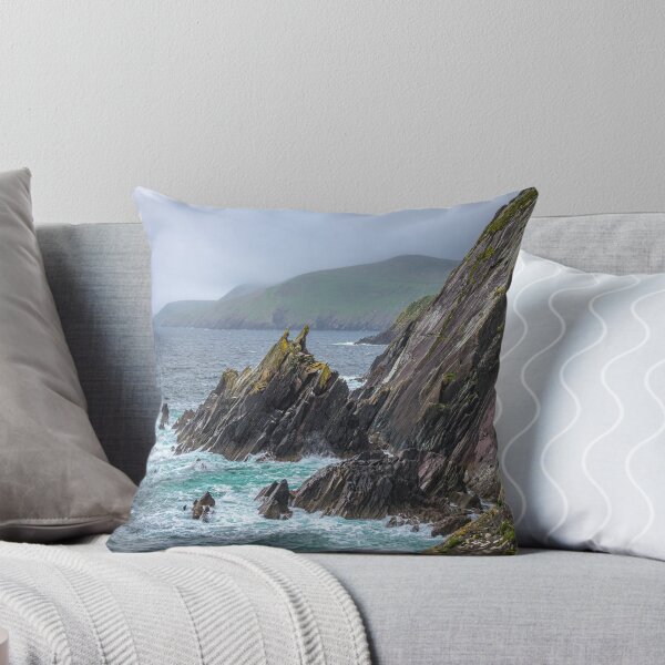 Item preview, The waves crashing into the cliffs, this is the Dingle Peninsula on Ireland’s Wild Atlantic Way, southwest Atlantic coast. designed and sold by AlbertMi.