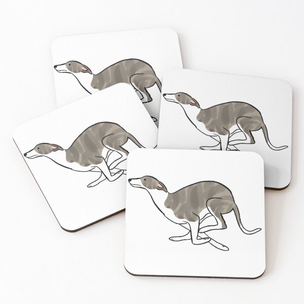 Item preview, Whippet dog cute illustration  designed and sold by Yarafantasyart.