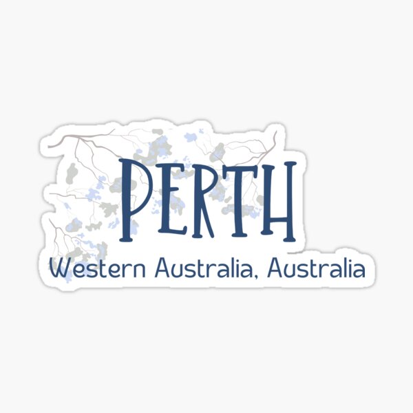 Item preview, Perth - City Decal designed and sold by Wendy Bird.
