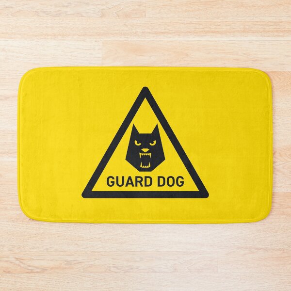 Item preview, Guard Dog Pet Safety Warning Sign Triangle With Text designed and sold by VoodooCircus.