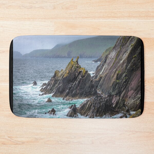 Item preview, The waves crashing into the cliffs, this is the Dingle Peninsula on Ireland’s Wild Atlantic Way, southwest Atlantic coast. designed and sold by AlbertMi.