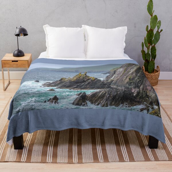 Item preview, The waves crashing into the cliffs, this is the Dingle Peninsula on Ireland’s Wild Atlantic Way, southwest Atlantic coast. designed and sold by AlbertMi.