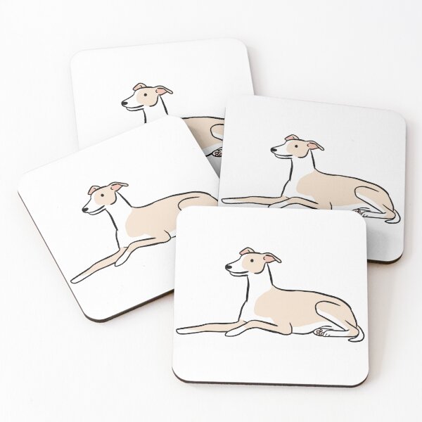 Item preview, Whippet dog cute illustration  designed and sold by Yarafantasyart.
