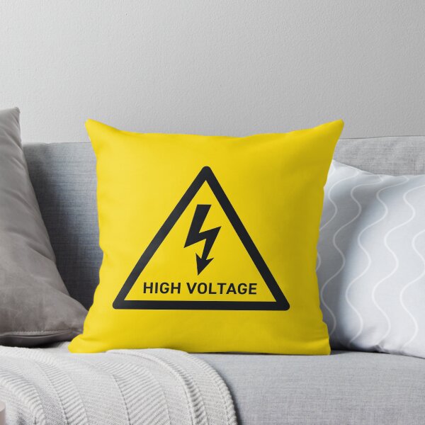 Item preview, High Voltage Electricity Safety Warning Sign Triangle With Text designed and sold by VoodooCircus.