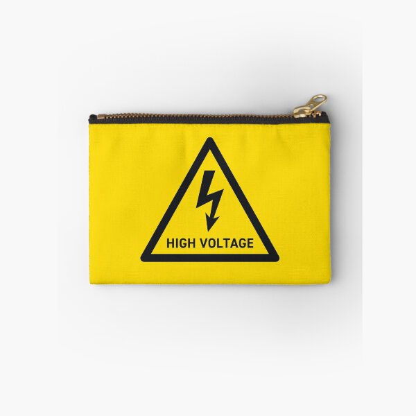 Artikelvorschau, High Voltage Electricity Safety Warning Sign Triangle With Text entworfen und verkauft von VoodooCircus.