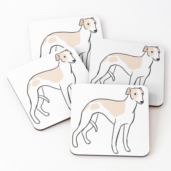 Item preview, Whippet dog cute illustration  designed and sold by Yarafantasyart.