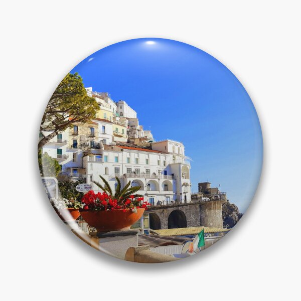 Item preview, Seafront Promenade Italy Amalfi Coast  designed and sold by Tamas Das.