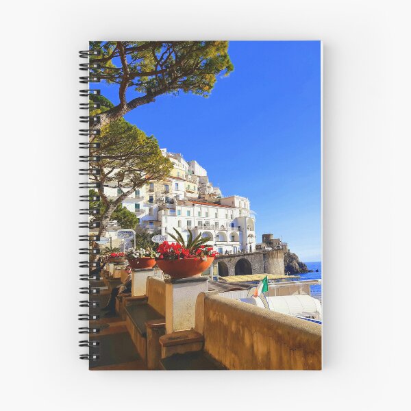 Item preview, Seafront Promenade Italy Amalfi Coast  designed and sold by Tamas Das.