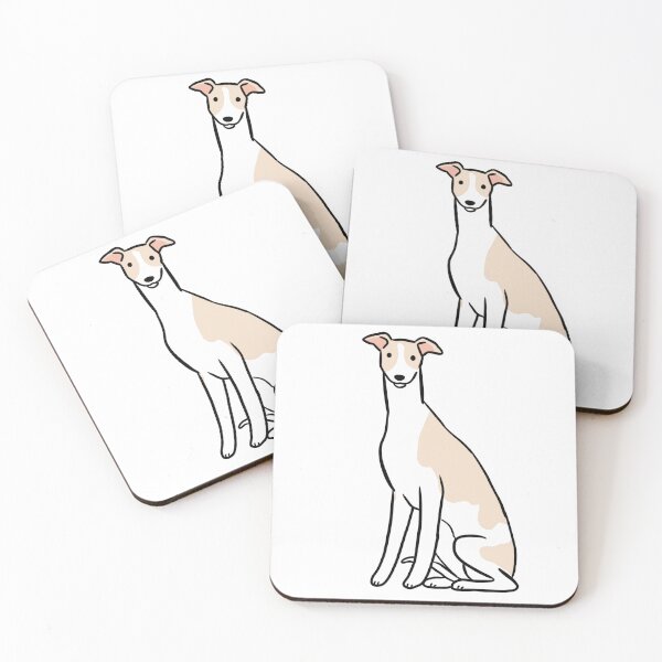 Item preview, Whippet dog cute illustration  designed and sold by Yarafantasyart.