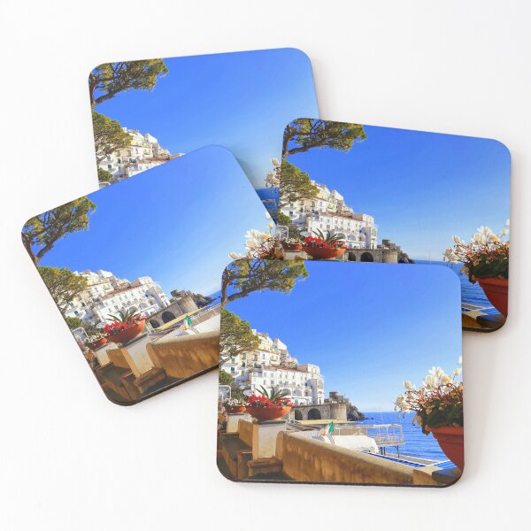 Item preview, Seafront Promenade Italy Amalfi Coast  designed and sold by Tamas Das.