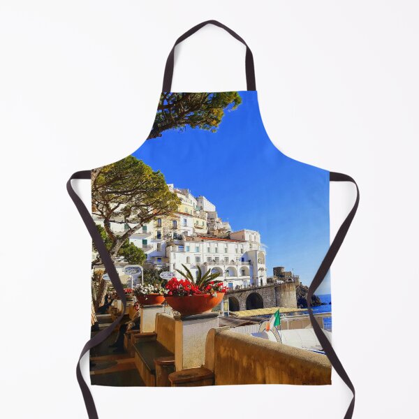Item preview, Seafront Promenade Italy Amalfi Coast designed and sold by Tamas Das.