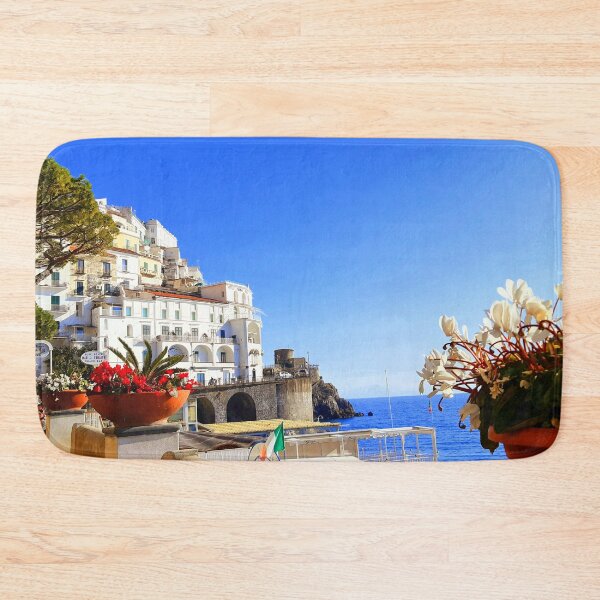 Item preview, Seafront Promenade Italy Amalfi Coast  designed and sold by Tamas Das.