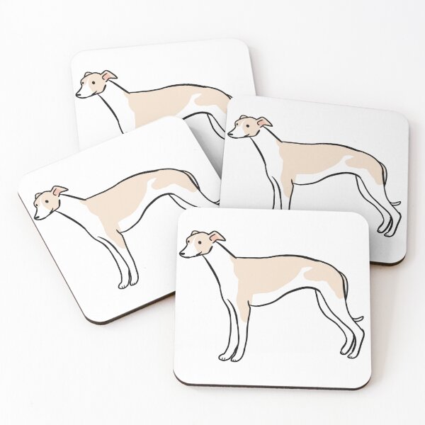 Item preview, Whippet dog cute illustration  designed and sold by Yarafantasyart.