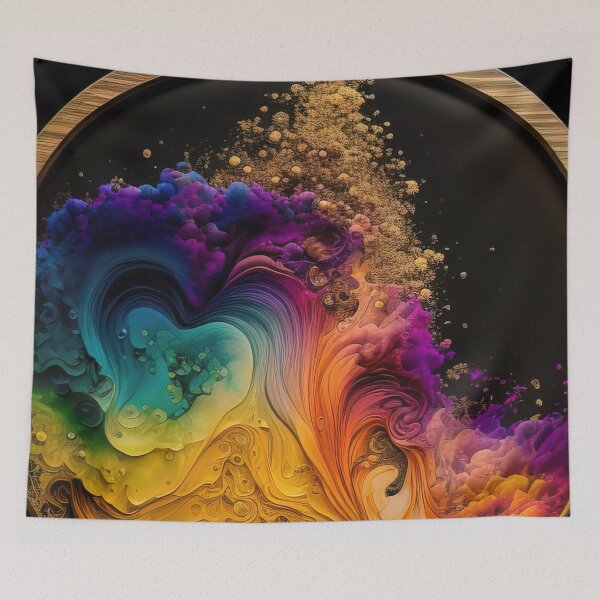 Item preview, Colorful liquid smoke rising designed and sold by RK - Shop.