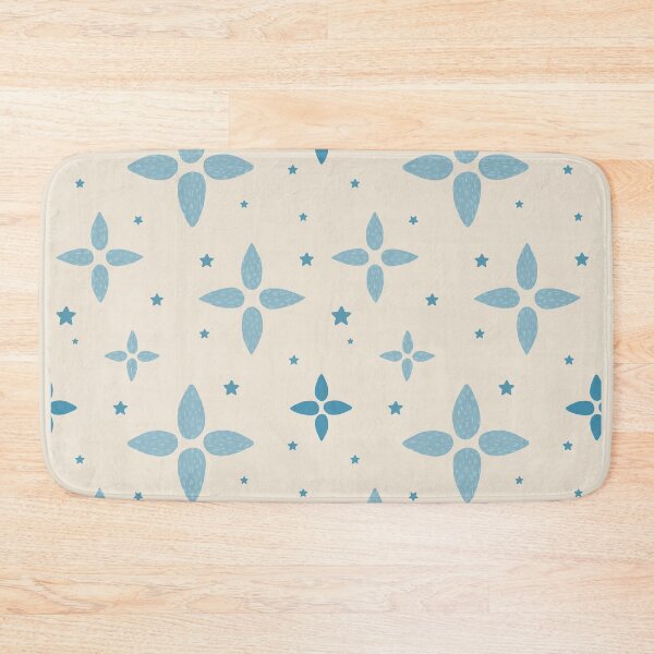 Item preview, Cute print (beige and blue) designed and sold by SamfarStudio.