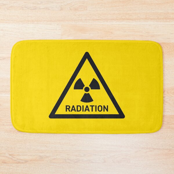 Item preview, Radiation Safety Warning Sign Triangle With Text Yellow Black designed and sold by VoodooCircus.