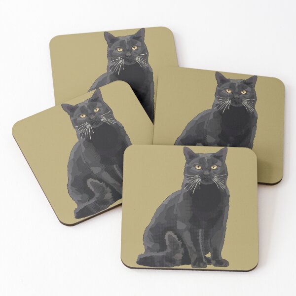 Item preview, Black Cat by BeeFoxTree, gold designed and sold by BeeFoxTree.
