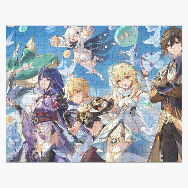 Anime Girl at the Beach Jigsaw Puzzle 1000 Piece Anime Puzzle 