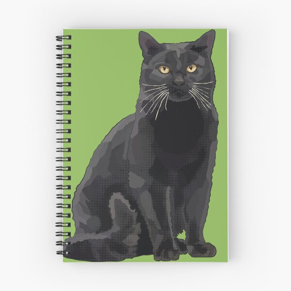 Item preview, Black Cat by BeeFoxTree, Lush Green designed and sold by BeeFoxTree.