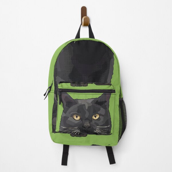 Item preview, Black Cat by BeeFoxTree, Lush Green designed and sold by BeeFoxTree.