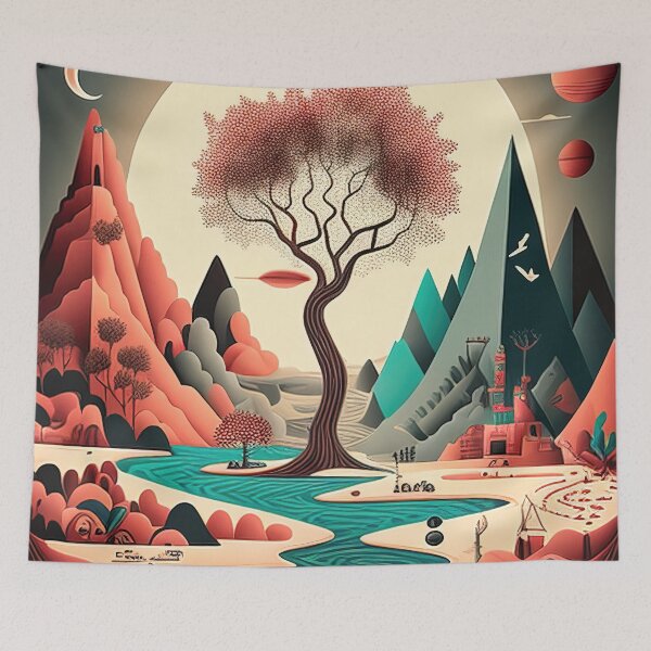 Item preview, Surreal environment on a red planet designed and sold by RK - Shop.