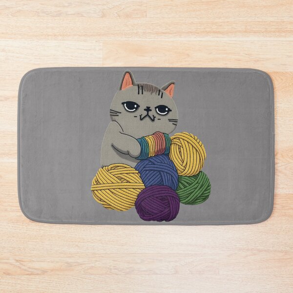 Item preview, Best knitting mom ever cat designed and sold by via-colab.