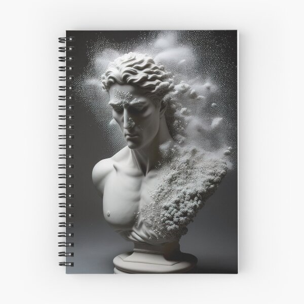 Item preview, Statue dissolving into pointillism dust designed and sold by RK - Shop.
