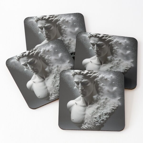 Item preview, Statue dissolving into pointillism dust designed and sold by RK - Shop.