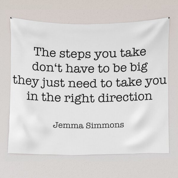Artikelvorschau, Jemma Simmons Quote entworfen und verkauft von CamoQuotes.