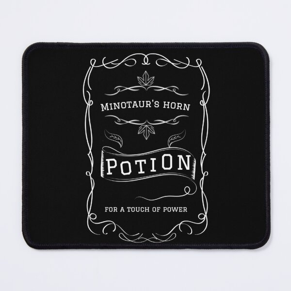 Item preview, Minotaur horn potion vintage label designed and sold by dannyjar.