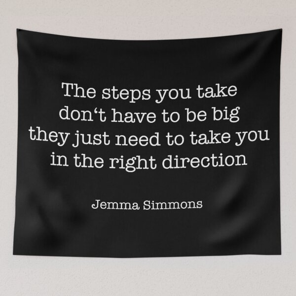 Artikelvorschau, Jemma Simmons Quote entworfen und verkauft von CamoQuotes.