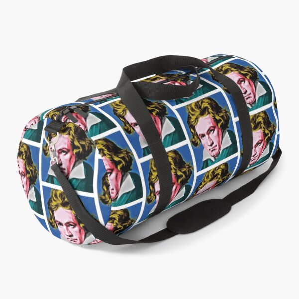 Item preview, Ludwig Van Beethoven Pop Art Portrait in Blue Background designed and sold by OnlyPopArt.