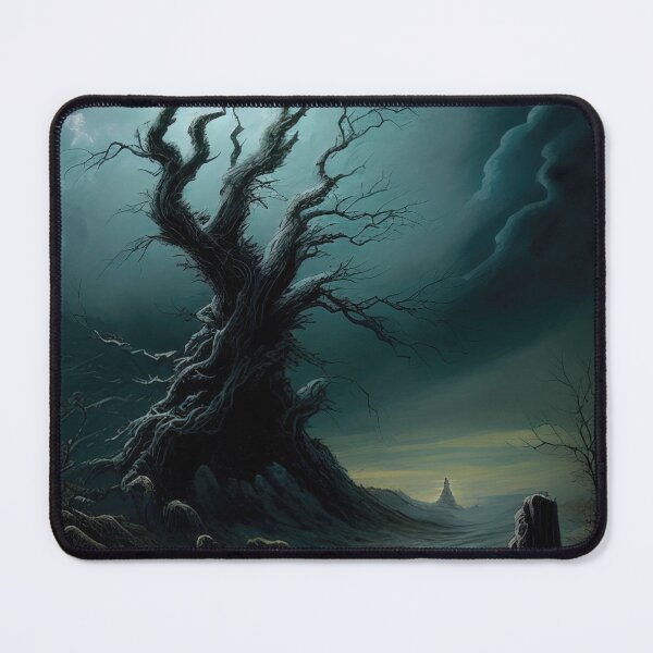 Item preview, Surreal ominous dark landscape painting designed and sold by RK - Shop.