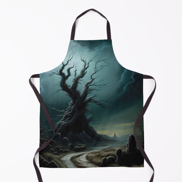 Item preview, Surreal ominous dark landscape painting designed and sold by RK - Shop.
