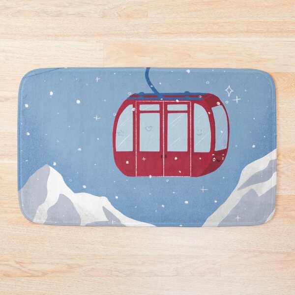 Item preview, Ski and Snowboard Chairlift, Ski Lift, Cable Car, Mountain Gondola designed and sold by SleepyLilSloth.