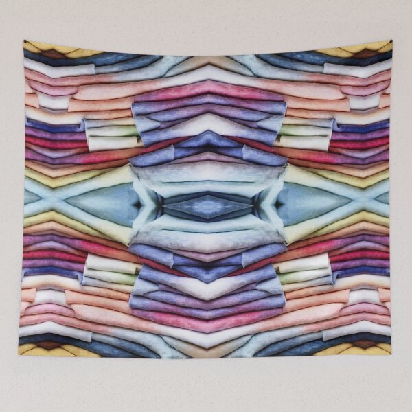 Item preview, Fastidiously Folded Pile of Colored Bed Sheets designed and sold by weirdAffect.