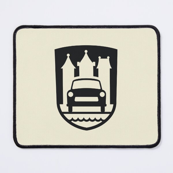 Item preview, Trabant Wappen Zwickau (black) designed and sold by VEB Ostladen.