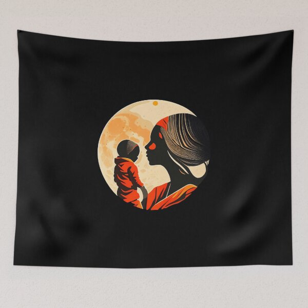Item preview, Mother and Child - The Cut-Out Collection designed and sold by FiveIntentions.